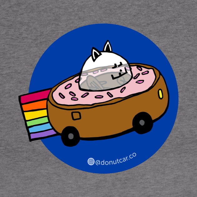 Donut Car - Rainbow Space Cat by donutcarco